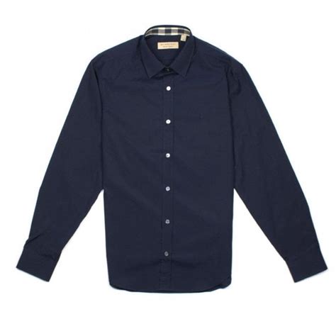 burberry dark blue shirt|navy blue burberry shirt.